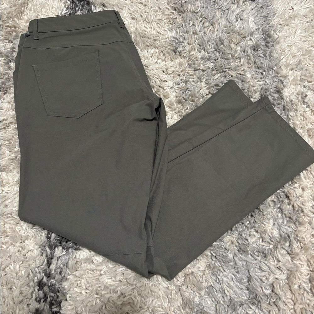 38x34 ABC Classic Fit 5 Pocket Lululemon Grey Sage Pant